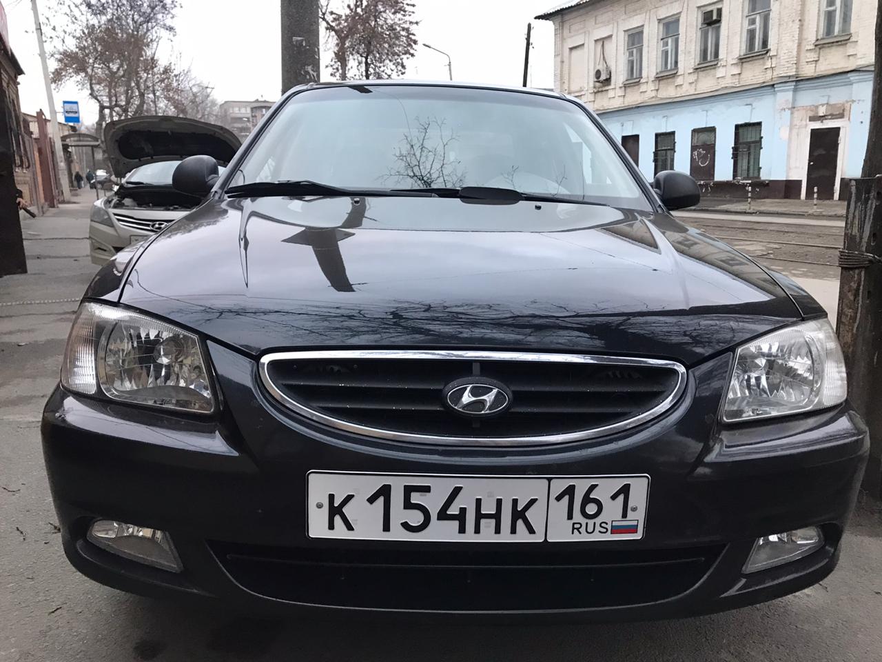 Заказ Hyundai Accent (черный) - Ростов Авто Прокат